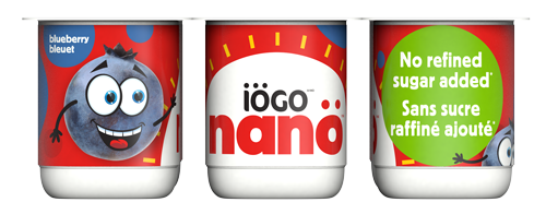 Nano Blueberry Yogurt with no refined sugar added